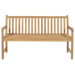 Banc De Jardin Avec Coussin Bleu 150 Cm Bois De Teck Massif 3 -Mobilier De Jardin banc de jardin avec coussin bleu 150 cm bois de teck massif 3666722424622 829372