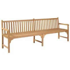 Banc De Jardin Avec Coussin Bleu 240 Cm Bois De Teck Massif 2 -Mobilier De Jardin banc de jardin avec coussin bleu 240 cm bois de teck massif 3666722869959 830972