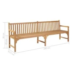 Banc De Jardin Avec Coussin Bleu Royal 240 Cm Teck Massif 20 Banc De Jardin Avec Coussin Bleu Royal 240 Cm Teck Massif -Mobilier De Jardin banc de jardin avec coussin bleu royal 240 cm teck massif 3666722870177 830815