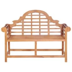 Banc De Jardin Avec Coussin Bordeaux 120 Cm Bois De Teck Massif 5 -Mobilier De Jardin banc de jardin avec coussin bordeaux 120 cm bois de teck massif 8720286261835 824636