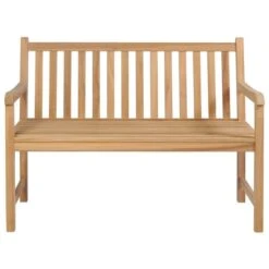 Banc De Jardin Avec Coussin Noir 120 Cm Bois De Teck Massif 6 -Mobilier De Jardin banc de jardin avec coussin noir 120 cm bois de teck massif 3666722869836 829092