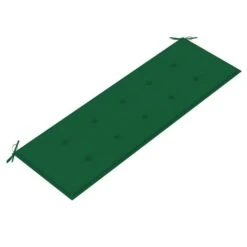 Banc De Jardin Avec Coussin Vert 150 Cm Bois De Teck Massif -Mobilier De Jardin banc de jardin avec coussin vert 150 cm bois de teck massif 3666722838320 830511