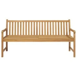Banc De Jardin Avec Coussin Vert 175 Cm Bois De Teck Massif 2 -Mobilier De Jardin banc de jardin avec coussin vert 175 cm bois de teck massif 8720286267288 830126