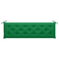 Banc De Jardin Avec Coussin Vert 175 Cm Bois De Teck Massif 2 -Mobilier De Jardin banc de jardin avec coussin vert 175 cm bois de teck massif 8720286267288 830129