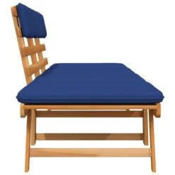 Banc De Jardin Avec Coussins 2-en-1 190 Cm Bois Solide D'acacia 2 -Mobilier De Jardin banc de jardin avec coussins 2 en 1 190 cm bois solide d acacia 3666722138109 1318176