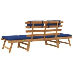 Banc De Jardin Avec Coussins 2-en-1 190 Cm Bois Solide D'acacia 2 -Mobilier De Jardin banc de jardin avec coussins 2 en 1 190 cm bois solide d acacia 3666722138109 1318177