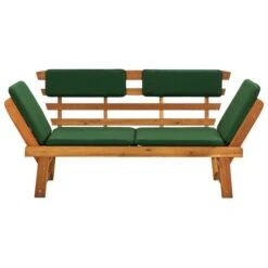 Banc De Jardin Avec Coussins 2-en-1 190 Cm Bois Solide D'acacia -Mobilier De Jardin banc de jardin avec coussins 2 en 1 190 cm bois solide d acacia 3666722175760 1222819