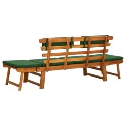 Banc De Jardin Avec Coussins 2-en-1 190 Cm Bois Solide D'acacia -Mobilier De Jardin banc de jardin avec coussins 2 en 1 190 cm bois solide d acacia 3666722175760 1222820