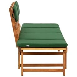 Banc De Jardin Avec Coussins 2-en-1 190 Cm Bois Solide D'acacia -Mobilier De Jardin banc de jardin avec coussins 2 en 1 190 cm bois solide d acacia 3666722175760 1222821