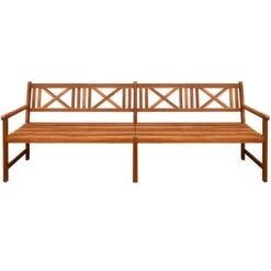 Banc De Jardin Avec Coussins 240 Cm Bois Solide D'acacia 23 -Mobilier De Jardin banc de jardin avec coussins 240 cm bois solide d acacia 3666722208628 1158953