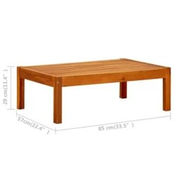 Banc De Jardin Avec Table Et Repose-pieds Bois D'acacia Solide 2 -Mobilier De Jardin banc de jardin avec table et repose pieds bois d acacia solide 3666722158190 1242528