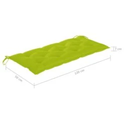 Banc De Jardin Empilable Et Coussin 128,5cm Bois De Teck Massif 27 -Mobilier De Jardin banc de jardin empilable et coussin 128 5cm bois de teck massif 3666722422932 833190