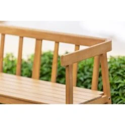 Banc De Jardin En Bois D'eucalyptus - 2 Ou 3 Places - 150 X 67 X 93 Cm - Marron - Aspect Bois -Mobilier De Jardin banc de jardin en bois d eucalyptus 2 ou 3 places 150 x 67 x 93 cm marron aspect bois 3533413000505 461986