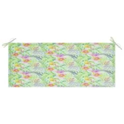 Banc De Jardin Et Coussin à Motif De Feuilles 120cm Teck Massif 2 -Mobilier De Jardin banc de jardin et coussin a motif de feuilles 120cm teck massif 8720286261712 824506