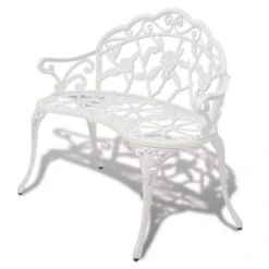 Banc De Jardin Métal Blanc Troopa