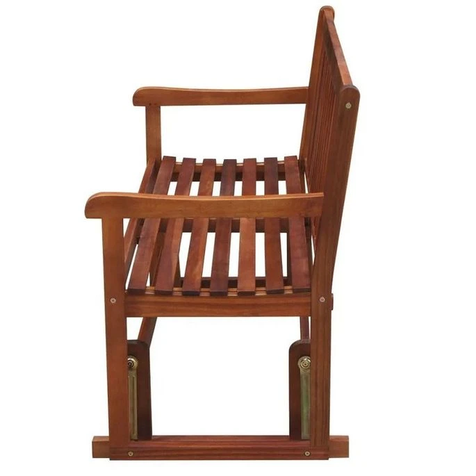 Banc De Jardin Oscillant Acacia Massif Foncé Sikash 4 Banc De Jardin Oscillant Acacia Massif Foncé Sikash – Image 2