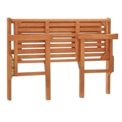 Banc De Jardin Pliable Eucalyptus Massif Clair Thebi -Mobilier De Jardin banc de jardin pliable eucalyptus massif clair 3666722894456 400721