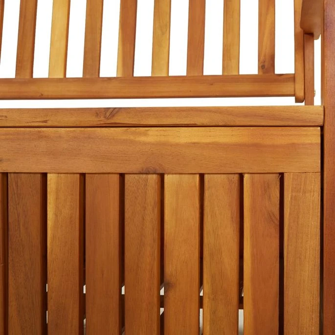 Banc De Rangement 148 Cm Bois D'acacia Solide 9 Banc De Rangement 148 Cm Bois D'acacia Solide – Image 7