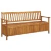 Banc De Rangement De Jardin 170 Cm Bois D'acacia Solide -Mobilier De Jardin banc de rangement de jardin 170 cm bois d acacia solide 8720286107744 935902