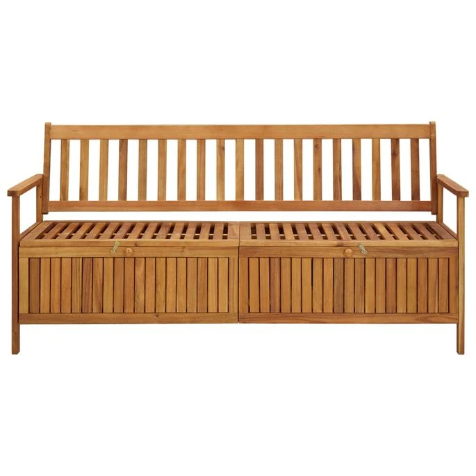 Banc De Rangement De Jardin 170 Cm Bois D'acacia Solide 4 Banc De Rangement De Jardin 170 Cm Bois D'acacia Solide – Image 2