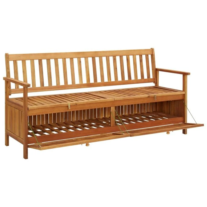 Banc De Rangement De Jardin 170 Cm Bois D'acacia Solide 7 Banc De Rangement De Jardin 170 Cm Bois D'acacia Solide – Image 5