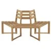 Banc De Tour D'arbre Acacia Massif Clair Shika 160 Cm