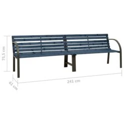 Banc Double De Jardin 241 Cm Bois De Pin Chinois Gris -Mobilier De Jardin banc double de jardin 241 cm bois de pin chinois gris 3666722175746 1222841