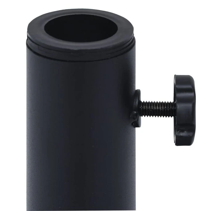 Base De Parasol 30 Kg Gris Foncé Acier Et Béton 5 Base De Parasol 30 Kg Gris Foncé Acier Et Béton – Image 3