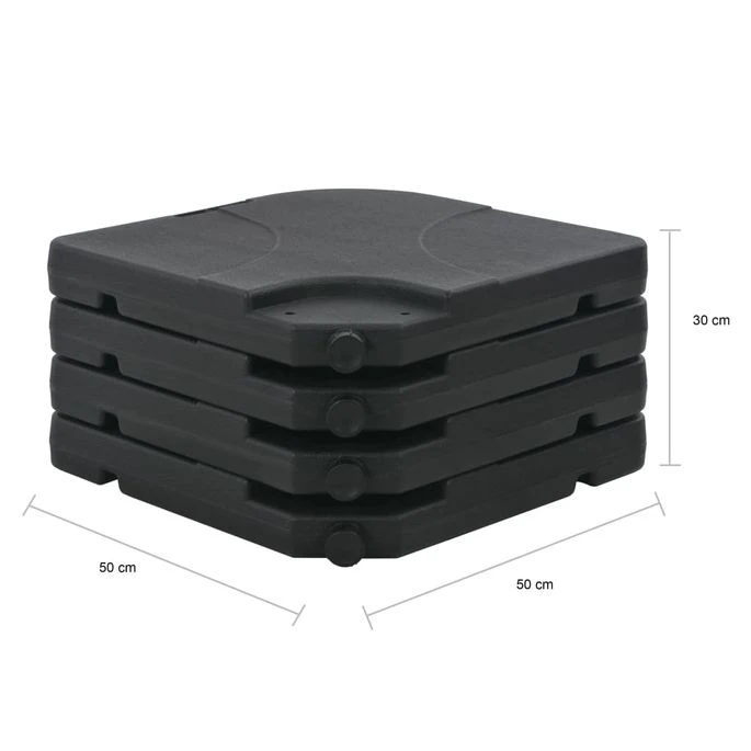 Base De Parasol Amovible Remplissage 60L Sable/eau 8 Base De Parasol Amovible Remplissage 60L Sable/eau – Image 6