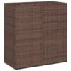 Boîte à Coussins De Jardin Résine Tressée 100x49x103,5cm Marron -Mobilier De Jardin boite a coussins de jardin resine tressee 100x49x103 5cm marron 3666722779517 1414359