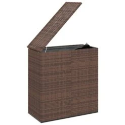 Boîte à Coussins De Jardin Résine Tressée 100x49x103,5cm Marron -Mobilier De Jardin boite a coussins de jardin resine tressee 100x49x103 5cm marron 3666722779517 1414361