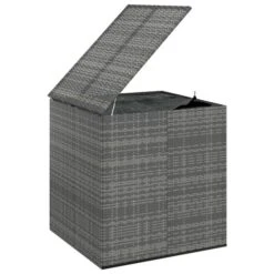 Boîte à Coussins De Jardin Résine Tressée 100x97,5x104 Cm Gris -Mobilier De Jardin boite a coussins de jardin resine tressee 100x97 5x104 cm gris 3666722124805 1345154