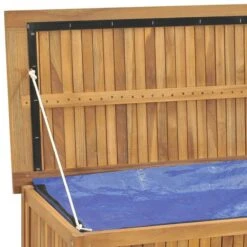 Boîte De Jardin 114x50x58 Cm Bois Massif De Teck -Mobilier De Jardin boite de jardin 114x50x58 cm bois massif de teck 3666722914628 1510962