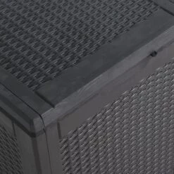 Boîte De Rangement De Jardin 180 L Noir PP -Mobilier De Jardin boite de rangement de jardin 180 l noir pp 3666722191227 1193203