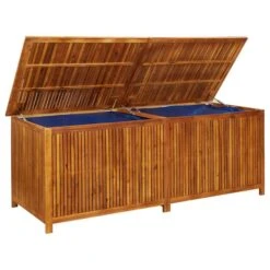 Boîte De Rangement De Jardin 200x80x75 Cm Bois D'acacia Solide -Mobilier De Jardin boite de rangement de jardin 200x80x75 cm bois d acacia solide 3666722202077 1166970