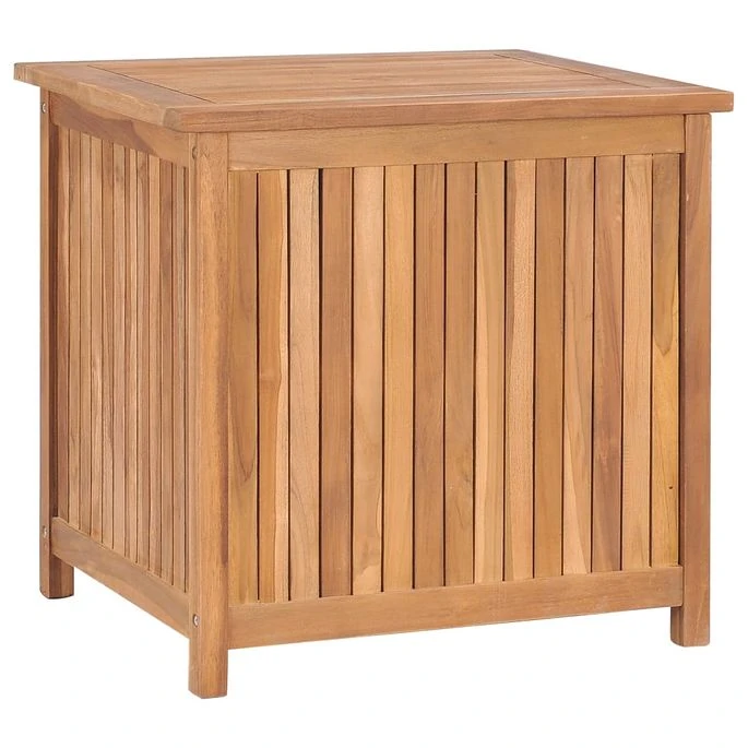 Boîte De Rangement De Jardin 60x50x58 Cm Bois De Teck Solide 3 Boîte De Rangement De Jardin 60x50x58 Cm Bois De Teck Solide