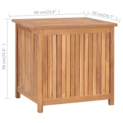 Boîte De Rangement De Jardin 60x50x58 Cm Bois De Teck Solide 19 Boîte De Rangement De Jardin 60x50x58 Cm Bois De Teck Solide -Mobilier De Jardin boite de rangement de jardin 60x50x58 cm bois de teck solide 3666722603591 1215115