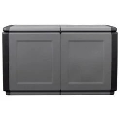Boîte De Rangement De Jardin 96x53x57 Cm 230 L Gris Foncé Noir -Mobilier De Jardin boite de rangement de jardin 96x53x57 cm 230 l gris fonce noir 3666722914598 1503348