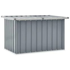 Boîte De Rangement De Jardin Gris 109x67x65 Cm