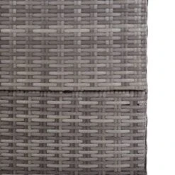 Boîte De Rangement De Jardin Gris 150x100x100 Cm Résine Tressée -Mobilier De Jardin boite de rangement de jardin gris 150x100x100 cm resine tressee 3666722179782 1218394