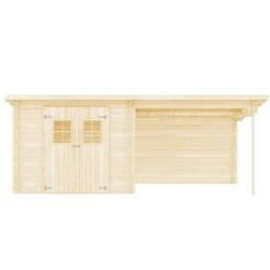 Cabanon De Jardin En Rondins Bois Massif 28 Mm, 6,3 X 3 M -Mobilier De Jardin cabanon de jardin en rondins bois massif 28 mm 6 3 x 3 m 8718475586616 1403592