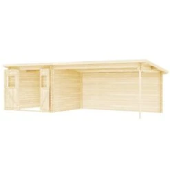 Cabanon De Jardin En Rondins Bois Massif 28 Mm, 7,3 X 3 M -Mobilier De Jardin cabanon de jardin en rondins bois massif 28 mm 7 3 x 3 m 8718475586623 1403601