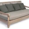 Canapé De Jardin En Bois Teck Avec Coussins Taupe Balou -Mobilier De Jardin canape de jardin en bois teck avec coussins taupe balou 3666722592345 1392505