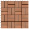 Carreau De Terrasse 11 Pcs WPC 30 X 30 Cm 1 M² Couleur Teck 2 Carreau De Terrasse 11 Pcs WPC 30 X 30 Cm 1 M² Couleur Teck -Mobilier De Jardin carreau de terrasse 11 pcs wpc 30 x 30 cm 1 m couleur teck 3666722180610 1217450