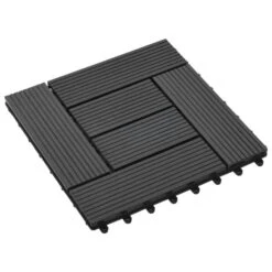 Carreau De Terrasse 11 Pcs WPC 30 X 30 Cm 1 M² Noir 2 10 Carreau De Terrasse 11 Pcs WPC 30 X 30 Cm 1 M² Noir 2 -Mobilier De Jardin carreau de terrasse 11 pcs wpc 30 x 30 cm 1 m noir 3666722180665 1217422