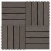 Carreau De Terrasse En Relief 11 Pcs WPC 30x30 Cm 1 M² Marron -Mobilier De Jardin carreau de terrasse en relief 11 pcs wpc 30x30 cm 1 m marron 3666722180566 1217486