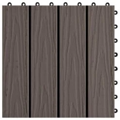 Carreau De Terrasse En Relief 11 Pcs WPC 30x30 Cm 1 M² Marron 12 Carreau De Terrasse En Relief 11 Pcs WPC 30x30 Cm 1 M² Marron -Mobilier De Jardin carreau de terrasse en relief 11 pcs wpc 30x30 cm 1 m marron 3666722180566 1217490