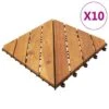 Carreaux De Terrasse 10 Pcs 30x30 Cm Bois D'acacia Solide -Mobilier De Jardin carreaux de terrasse 10 pcs 30x30 cm bois d acacia solide 3666722203432 1165645