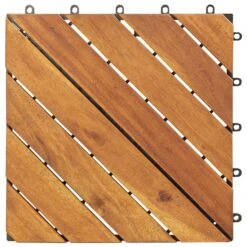 Carreaux De Terrasse 10 Pcs 30x30 Cm Bois D'acacia Solide -Mobilier De Jardin carreaux de terrasse 10 pcs 30x30 cm bois d acacia solide 3666722203432 1165647