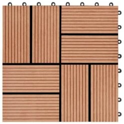 Carreaux De Terrasse 22 Pcs 30 X 30 Cm 2 M² WPC Teck 12 Carreaux De Terrasse 22 Pcs 30 X 30 Cm 2 M² WPC Teck -Mobilier De Jardin carreaux de terrasse 22 pcs 30 x 30 cm 2 m wpc teck 3666722193337 1177719